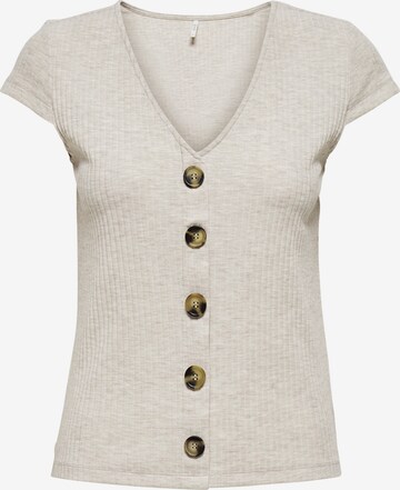 T-shirt 'Nella' ONLY en beige : devant