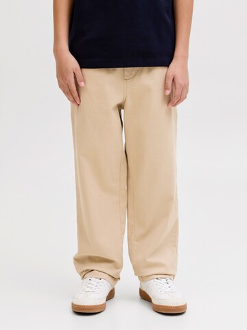 Jack & Jones Junior Loosefit Byxa 'JPSTKANE FURY' i beige: framsida