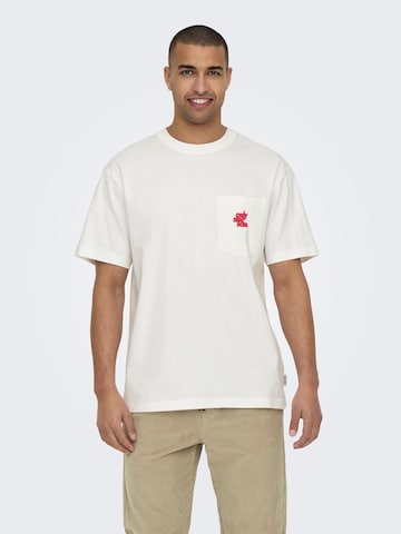 Only & Sons Shirt 'ONSArchie' in White