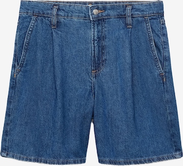 MANGO Wide Leg Farkut 'MARINA' värissä sininen: etupuoli