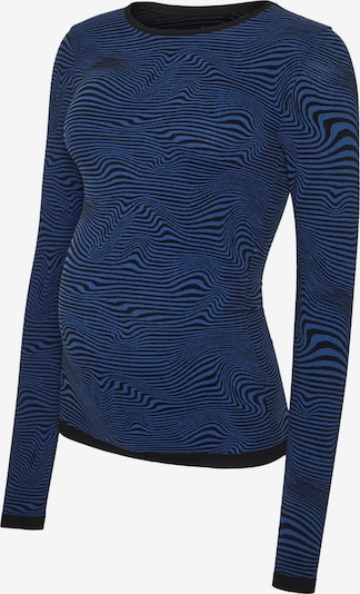 MAMALICIOUS T-shirt 'Kenya' en bleu foncé / noir, Vue avec produit