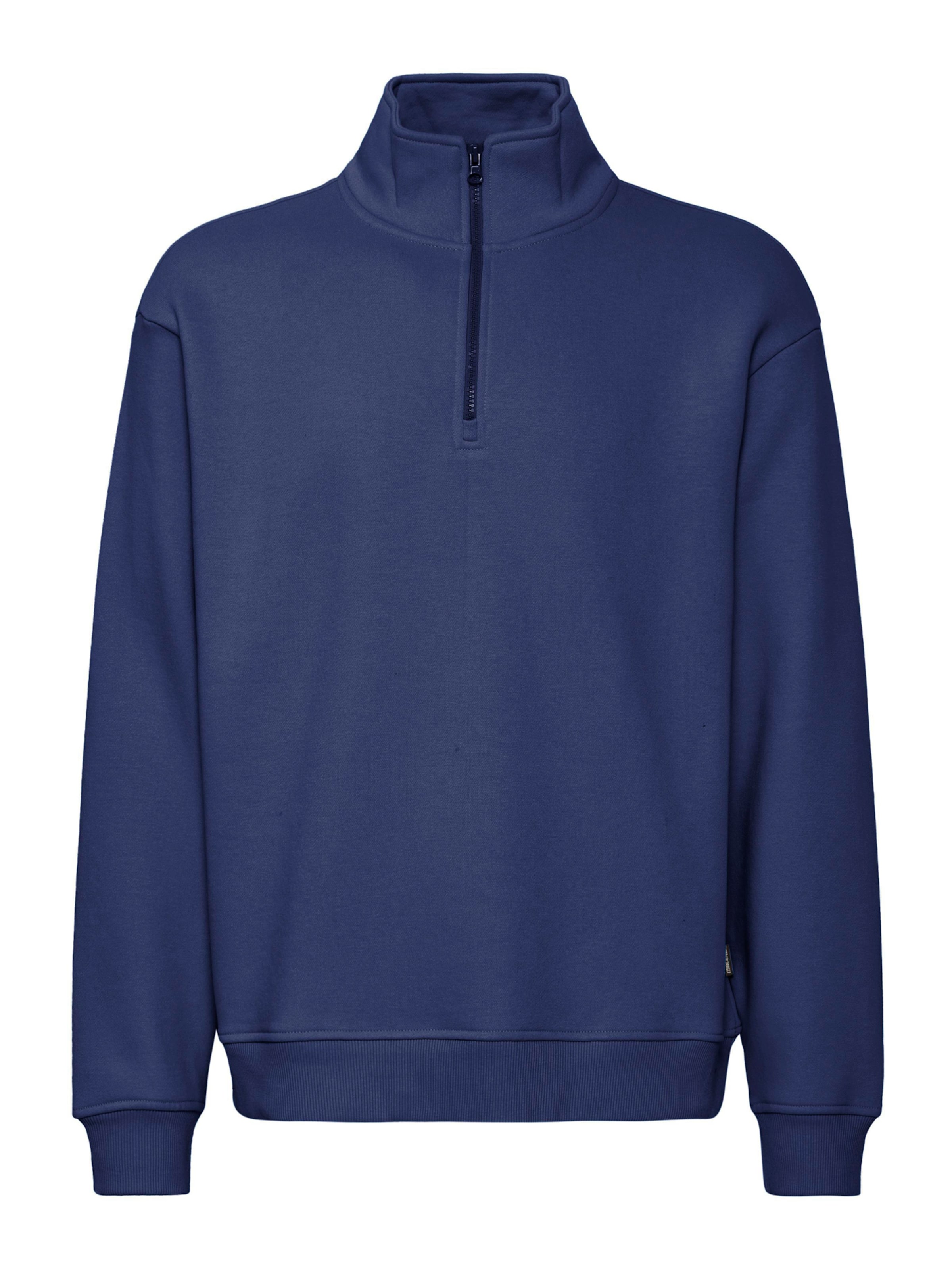 Bluză de molton 'BHJUSTIN' de la BLEND pe albastru: față