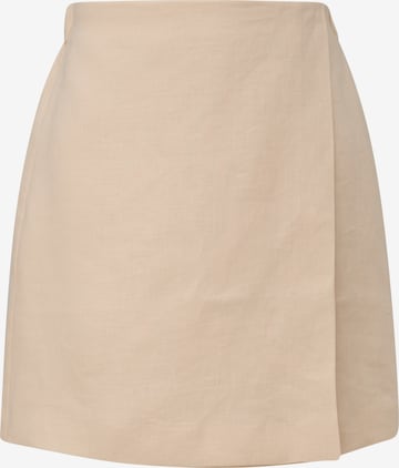 COMMA Rok in Beige: voorkant