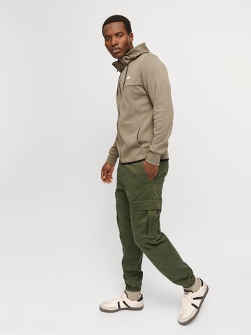 JACK & JONES Tapered Cargobyxa 'JPSTKane Jonnie' i grön