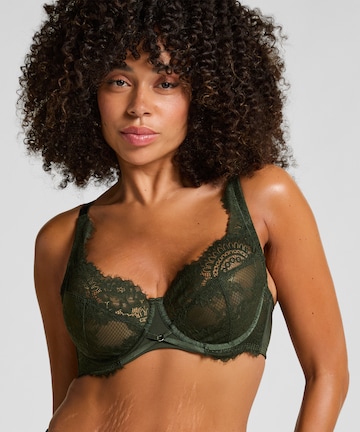 Hunkemöller T-shirt BH 'Amara' in Groen: voorkant
