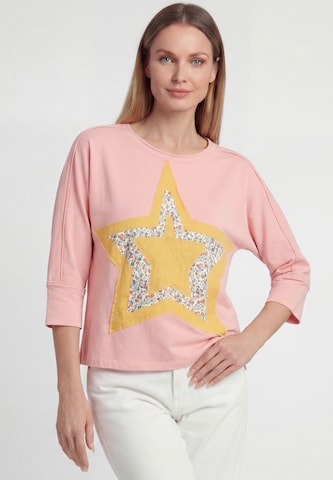 T-shirt CALEY en rose : devant
