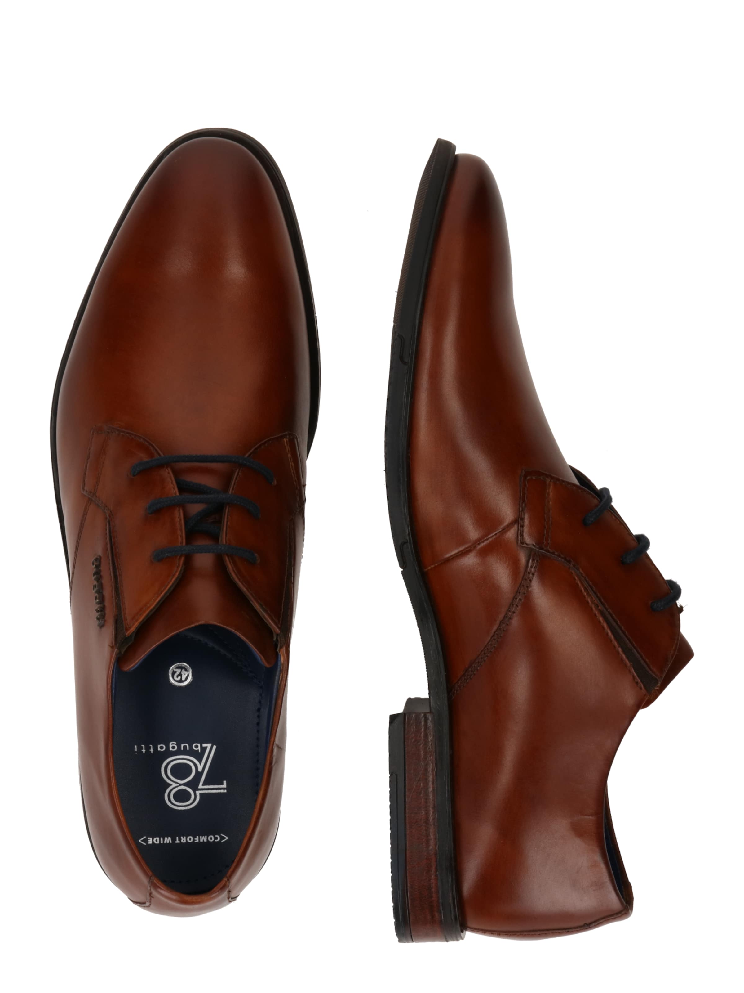 bugatti Обувь на шнуровке 'Gapo' в Коричневый