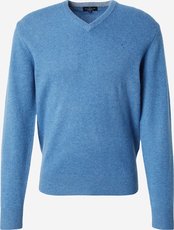 Hackett London Kampsun, värv sinine: eest vaates