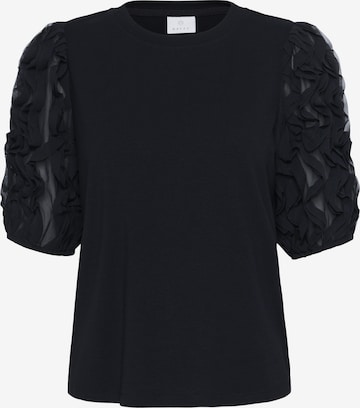 juoda Kaffe Marškinėliai 'KALinda': priekis