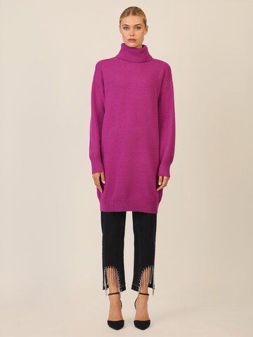 APART Strickkleid in Lila