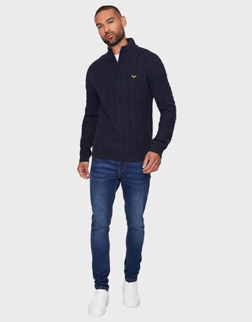 Threadbare Trui 'Swindon' in Blauw