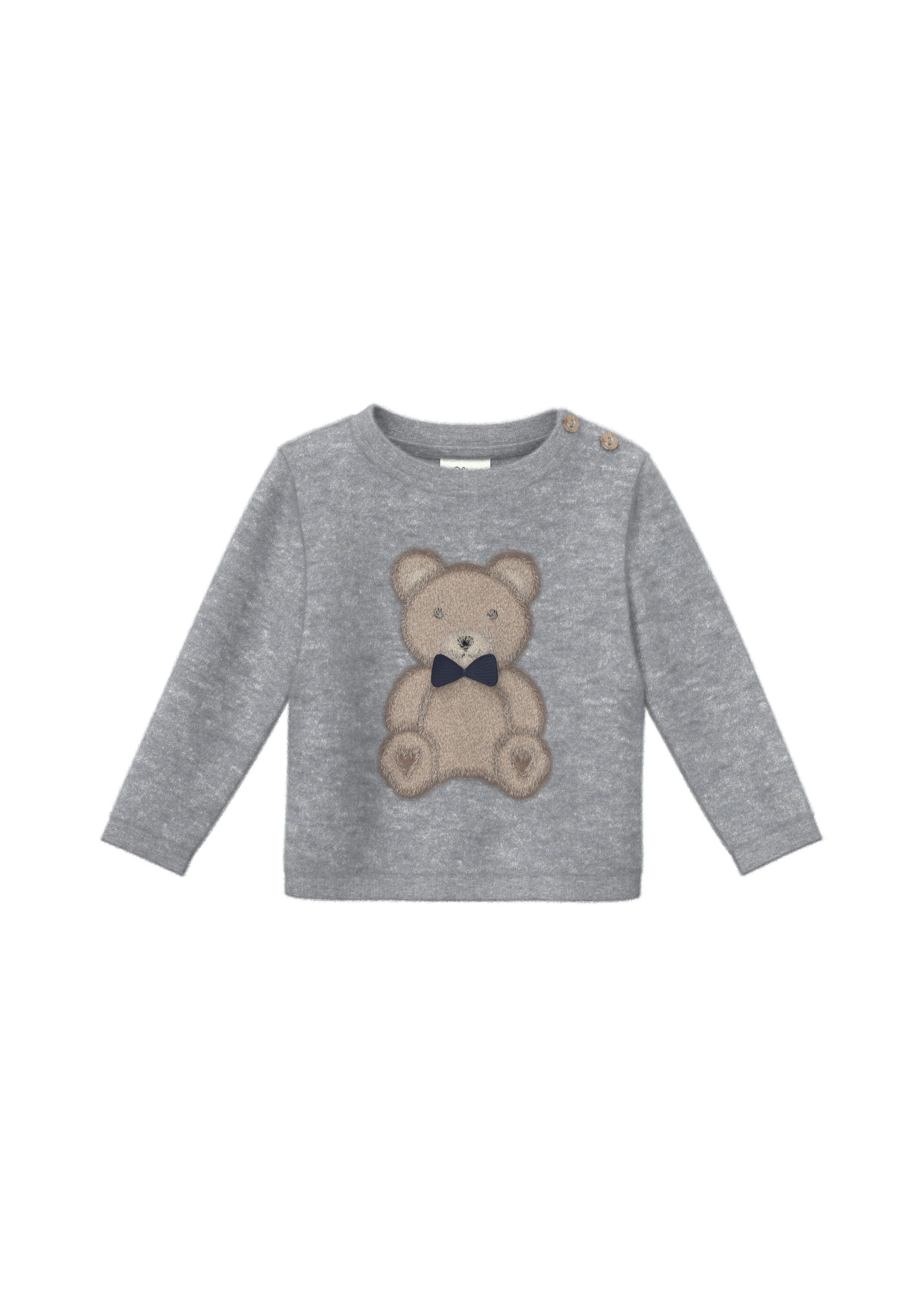 s.Oliver Sweater in 62 in Taupe / Mottled grey, Item view