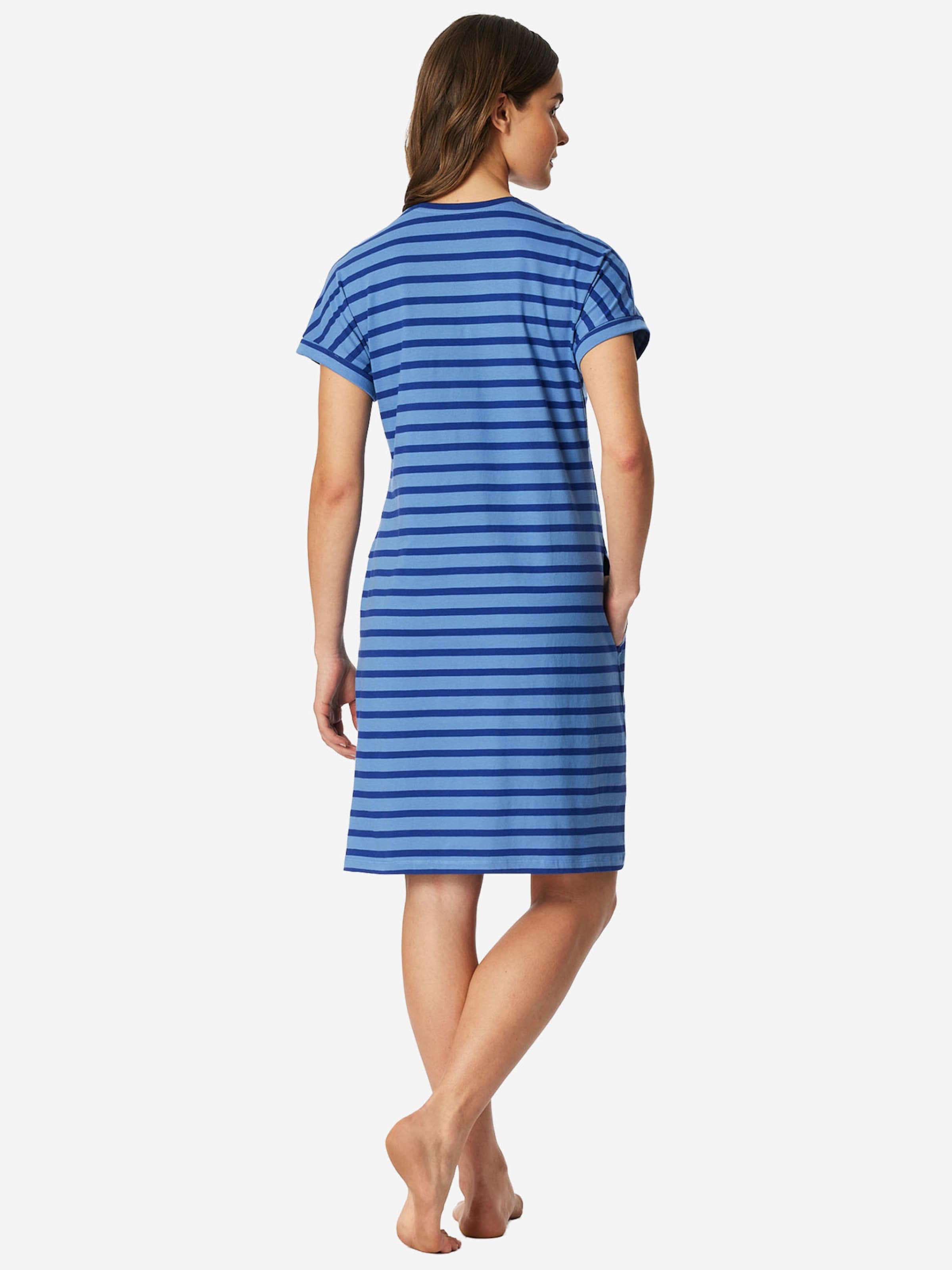 SCHIESSER - Camiseta de noche ' Casual Essentials ' en azul