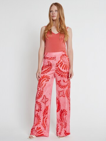 Ana Alcazar Wide leg Broek 'Kastea' in Roze