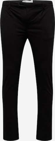 BURTON MENSWEAR LONDON - Slimfit Calças chino em preto: frente