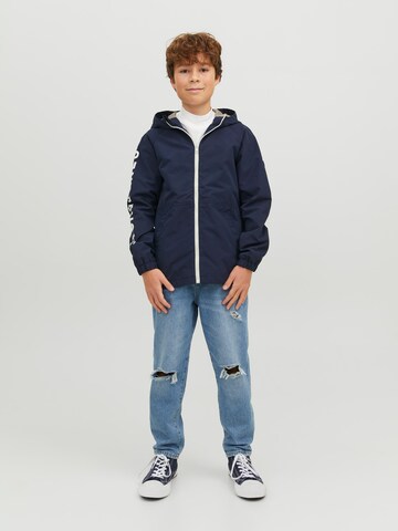 Jack & Jones Junior Přechodná bunda 'Luke' – modrá