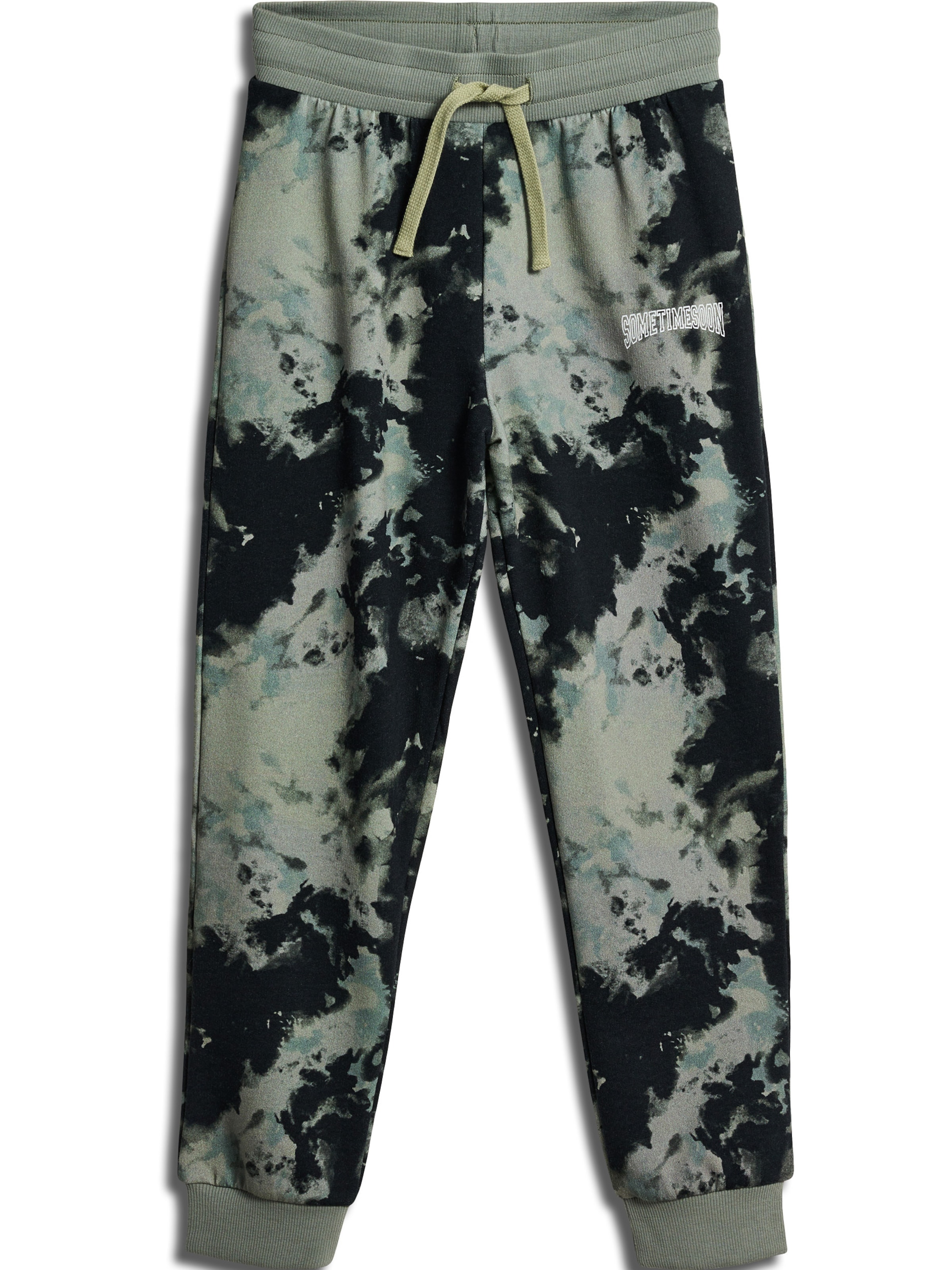 SOMETIME SOON Tapered Bukser i sort: forside