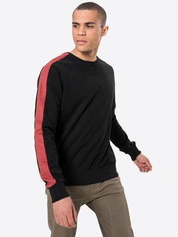 Fli PapiguSweater majica 'Mausebär' - crna boja: prednji dio
