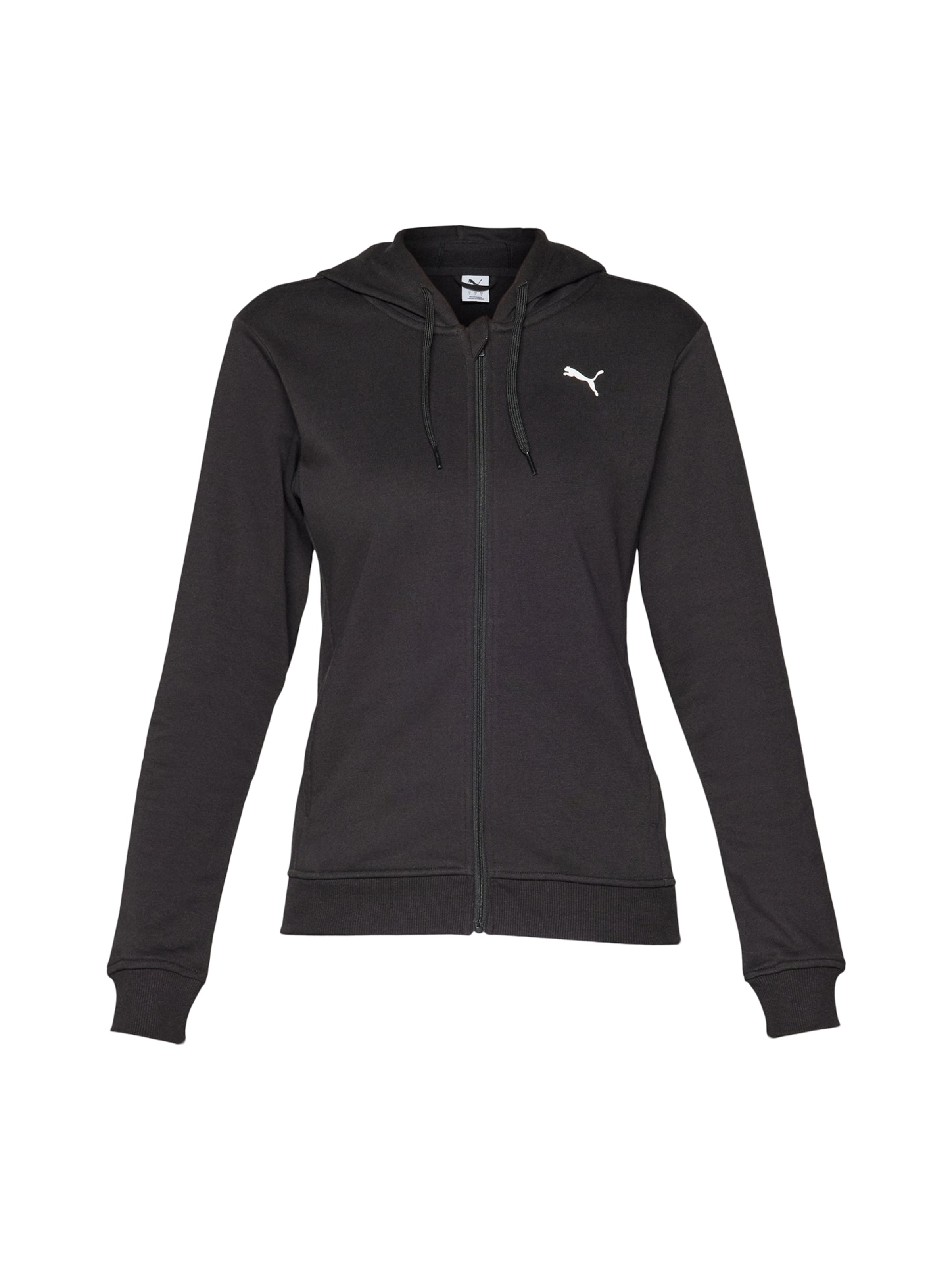 Veste de survêtement 'Train All Day Essential' PUMA en noir : devant