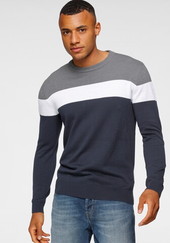 H.I.S Pullover in Blau: Vorderseite