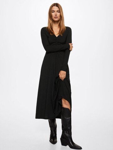 MANGO Sukienka 'Duna' w kolorze czarny