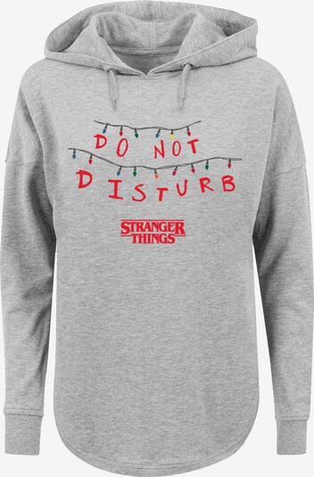 F4NT4STIC Sweatshirt 'Stranger Things Do Not Disturb Netflix TV Series' in gelb / grau / blutrot / schwarz, Produktansicht