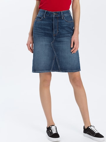 Cross Jeans Skirt 'ELLIE' in Blue: front