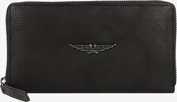 POLICE Wallet in Black: front