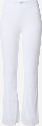 SHYX Rozkloszowany krój Spodnie 'Malou' w kolorze biały: przód