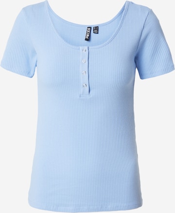 PIECES T-Shirt 'KITTE' in Blau: predná strana