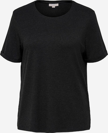 T-shirt ONLY Carmakoma en noir : devant