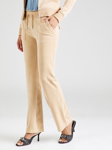 Regular Pantaloni 'DEL RAY' de la Juicy Couture pe bej