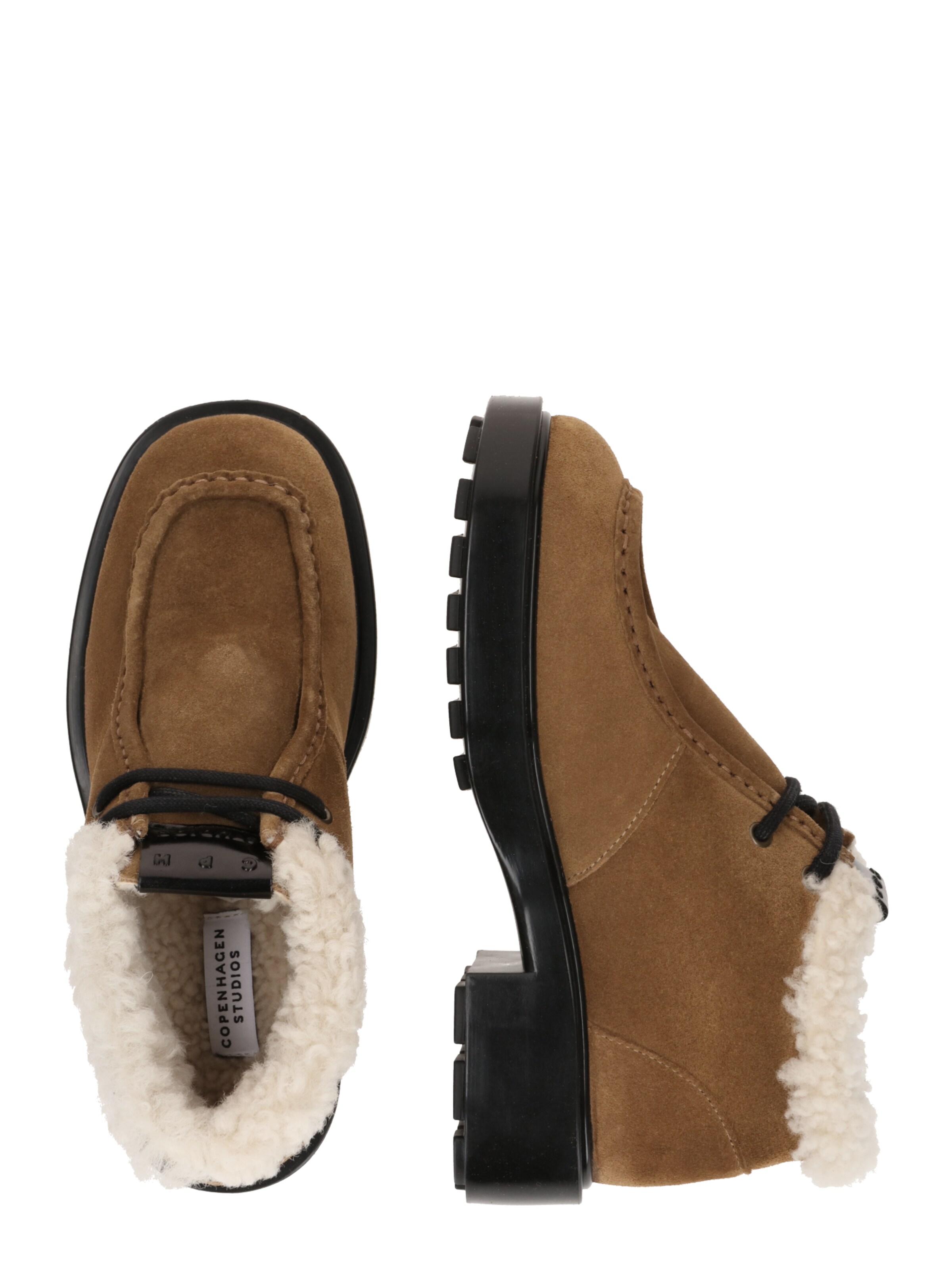 Copenhagen Studios Ботинки на шнуровке в Коричневый