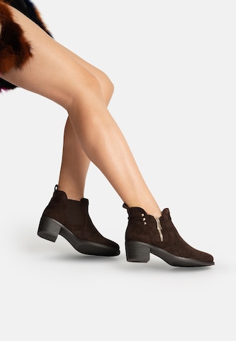 Bottines Salinyang en marron