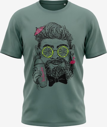 karlskopf Shirt 'BARKEEPER' in Green: front