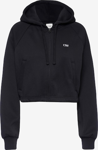 ICANIWILL Sweatjacke 'Everyday' in Schwarz: Vorderseite