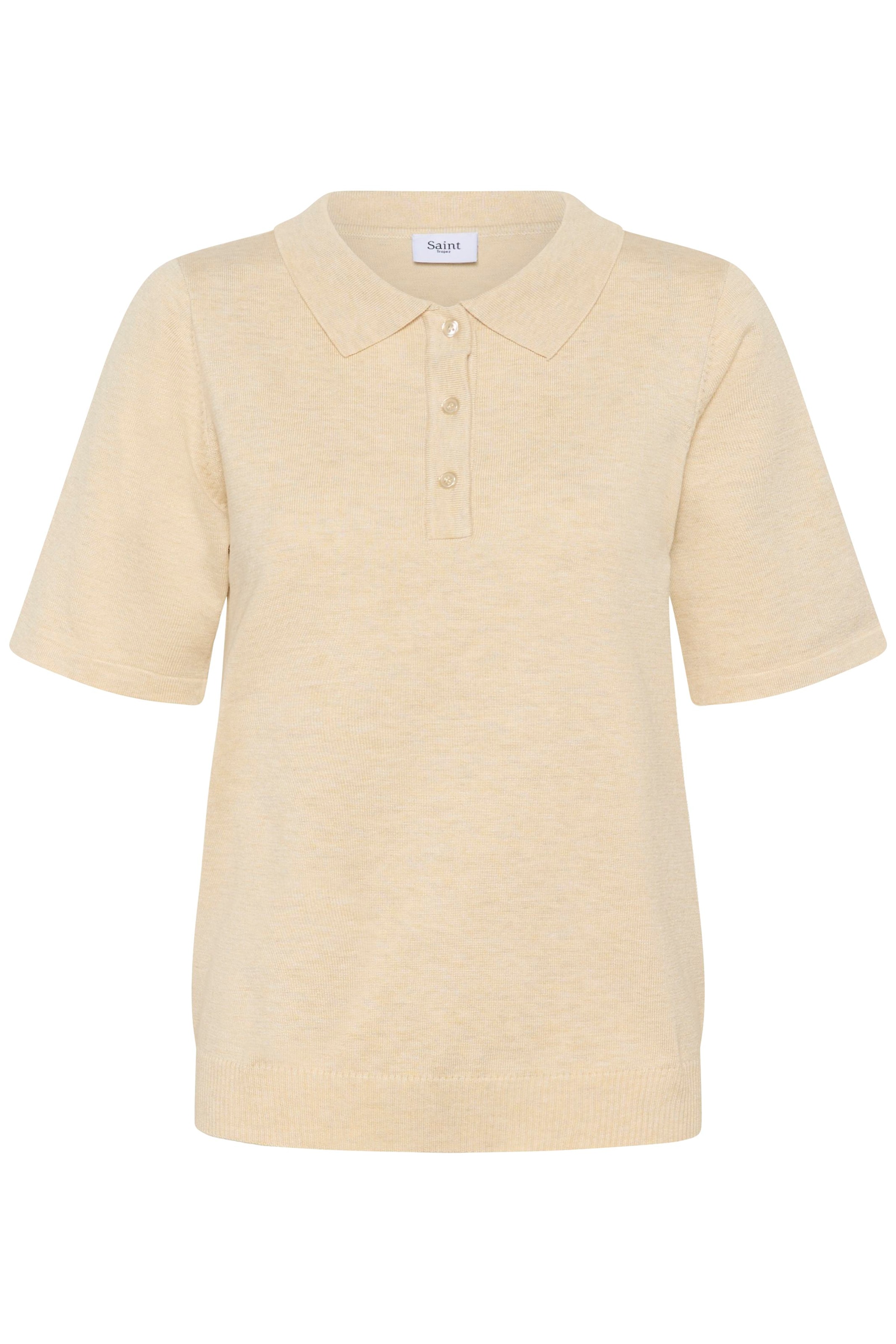 SAINT TROPEZ Shirt 'Mila' in Beige: Vorderseite