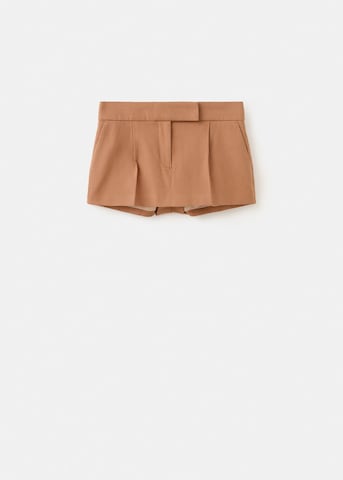 MANGO Regular Pants 'Aly' in Beige