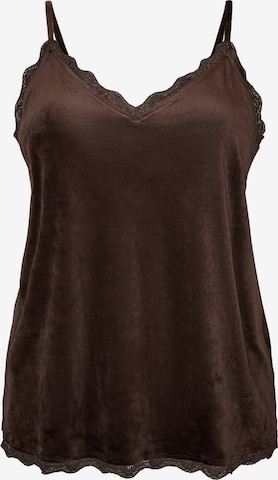 Zizzi Top in Bruin: voorkant