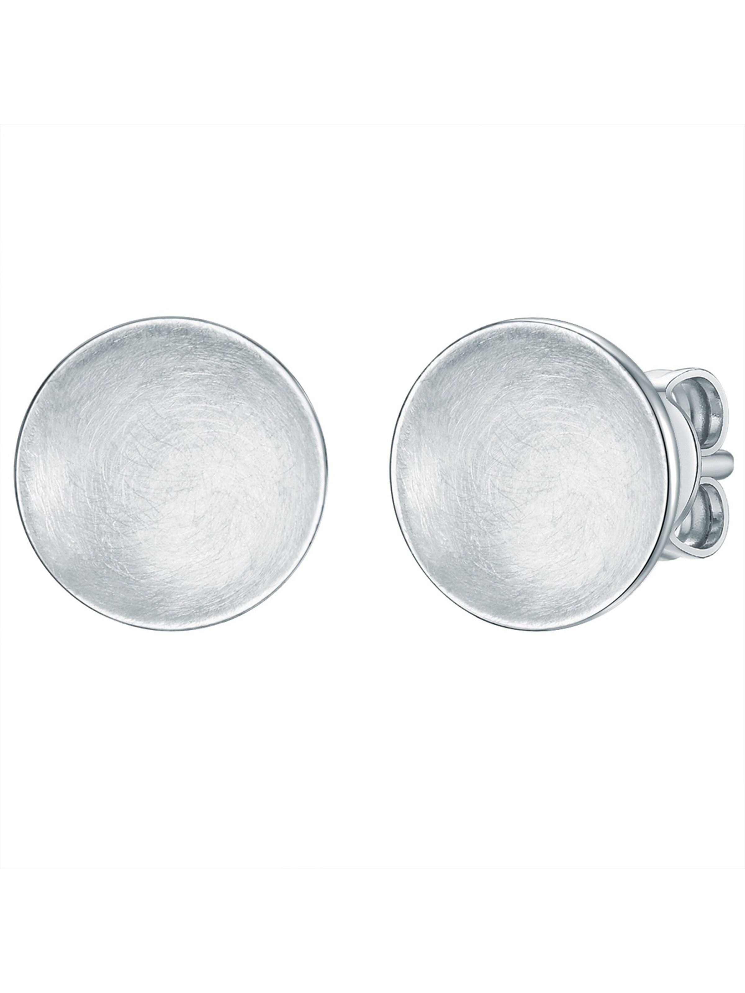 Boucles d'oreilles Rafaela Donata en argent : devant