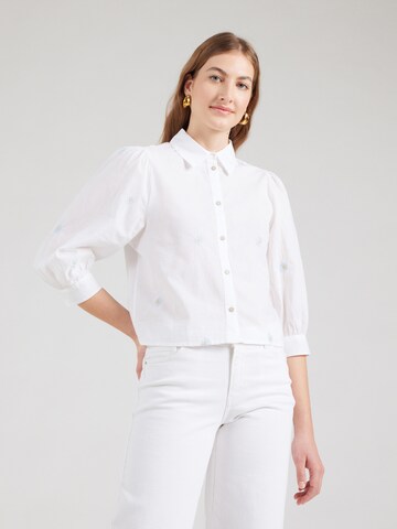 Camicia da donna 'ONLCandy' di ONLY in bianco: frontale