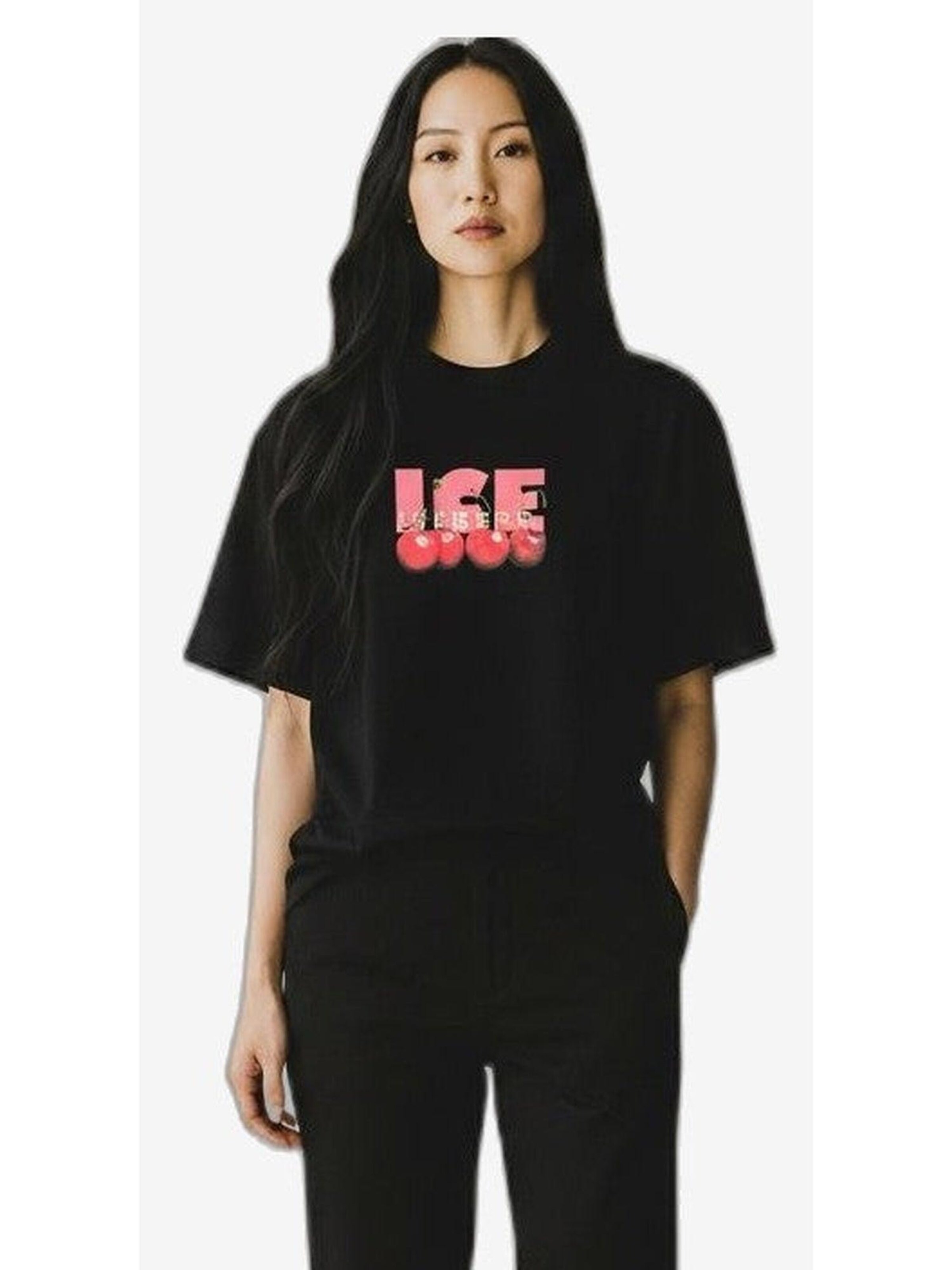 ICEBERG - Camiseta en negro: frente