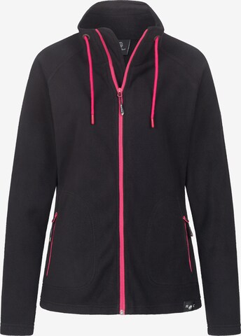 Rock Creek Fleecejacke in Schwarz: predná strana