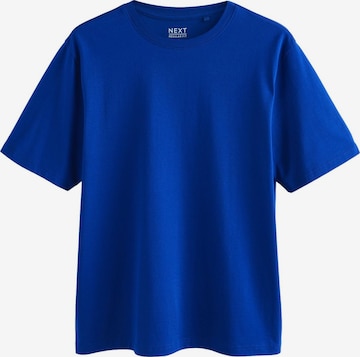 Next - Camisa 'Essential' em azul: frente