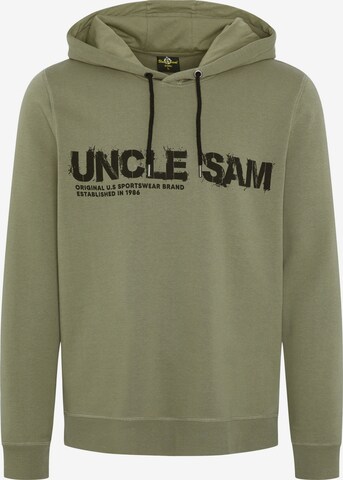 UNCLE SAM Sweatshirt in Grün: predná strana