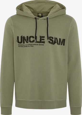 UNCLE SAM Sweatshirt in Green: front