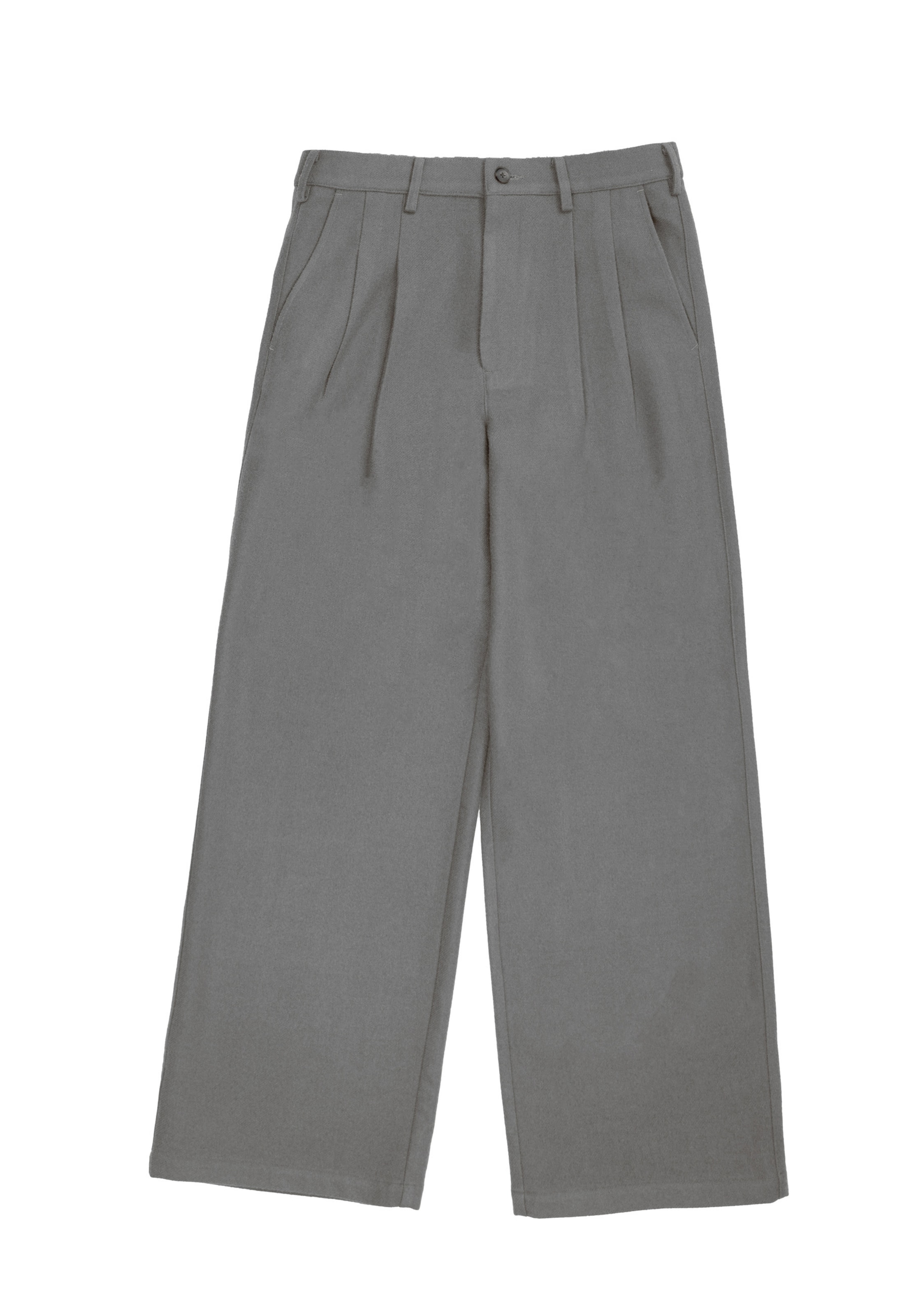 Prohibited Wide Leg Hose in Grau: Vorderseite
