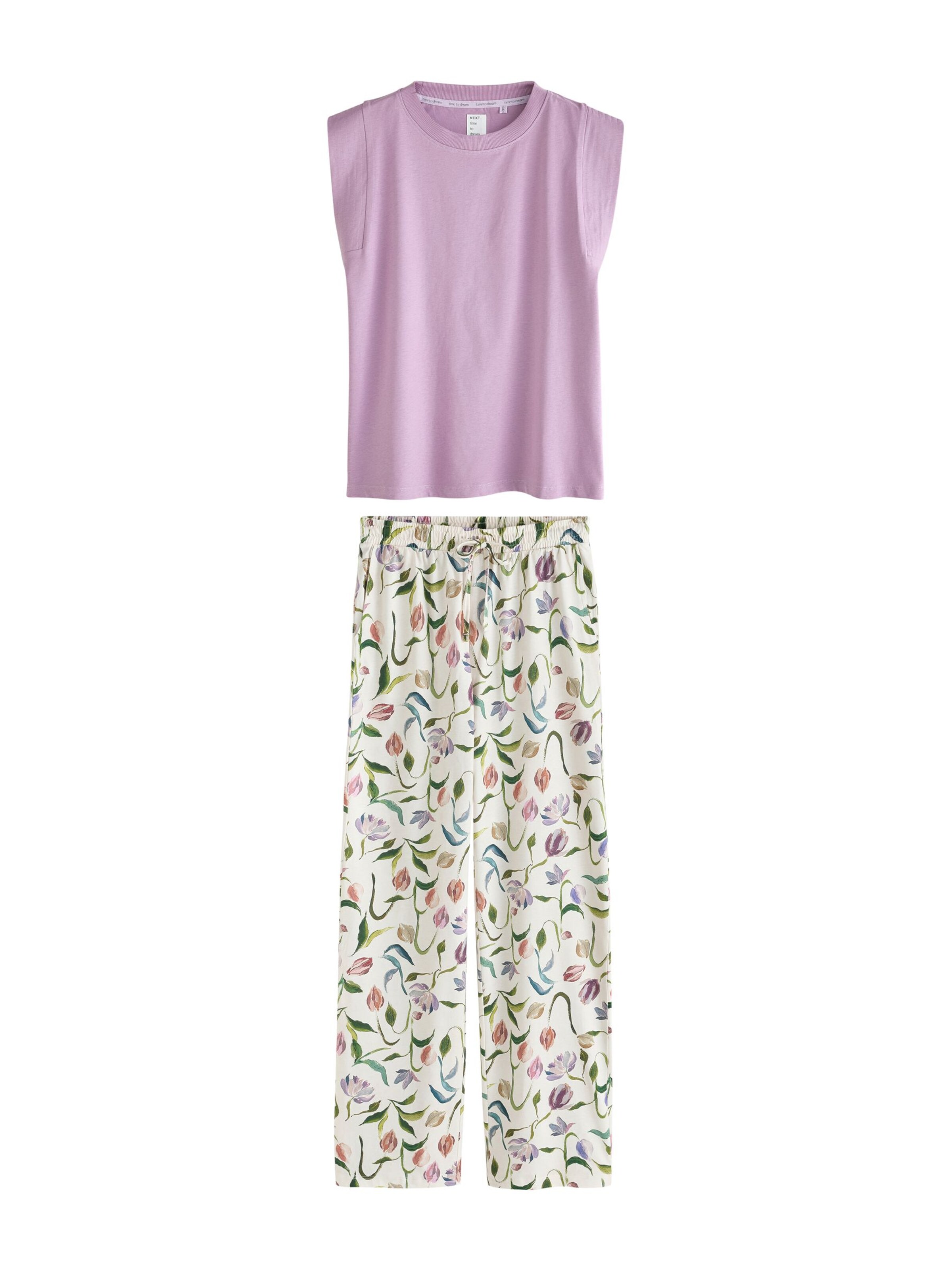 Next Pyjama in Weiß: Vorderseite