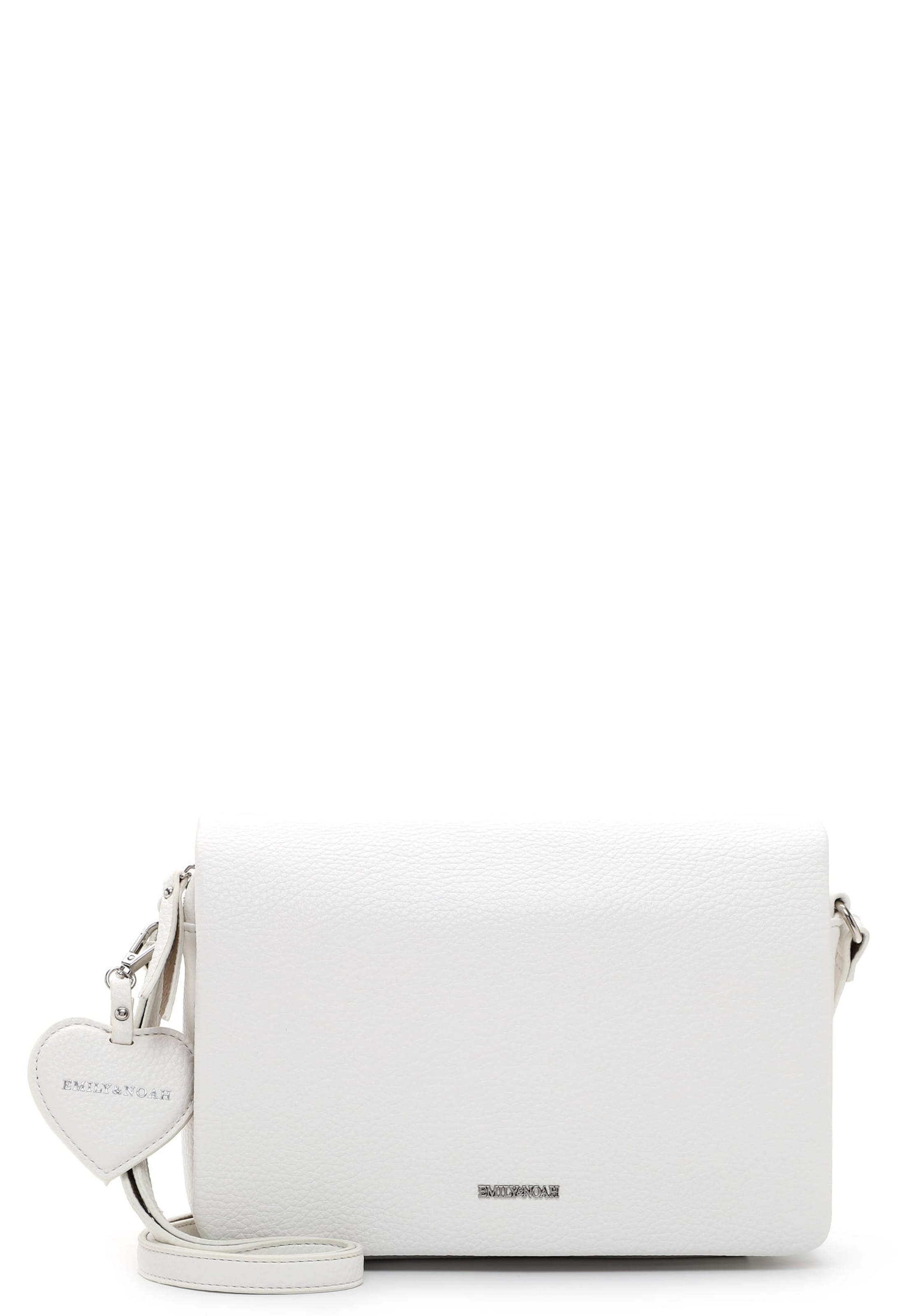 Emily & Noah Skuldertaske 'Enie' i hvid: forside