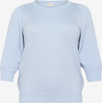 KAFFE CURVE Sweater 'Loni' in Blue: front